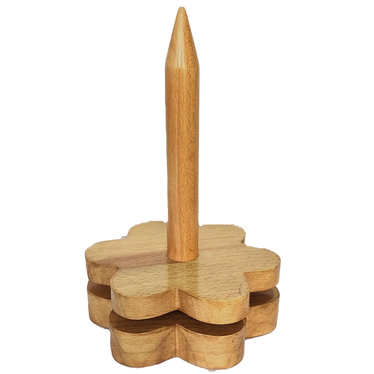 Durable Yarn Holder Flower Beukenout