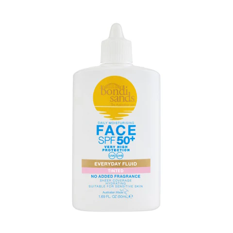 Bondi Sands Everyday Face Fluid Tinted SPF50+ Fragrance Free – 50 ml