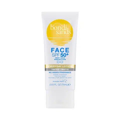 Bondi Sands Everyday Face Lotion Tinted-Matte SPF 50+ Fragrance Free – 75 ml