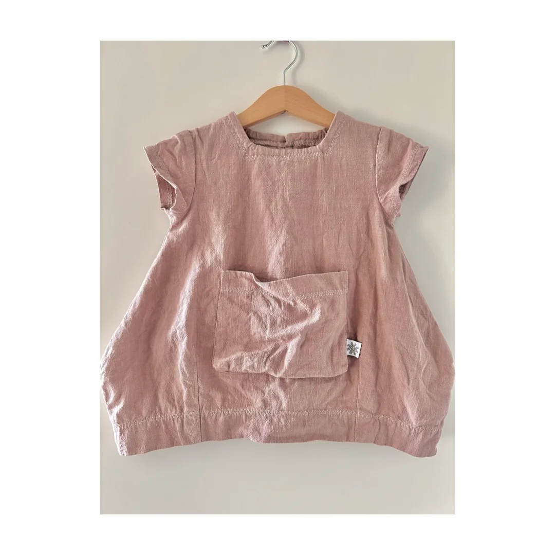 jurk in de kleur oud roze