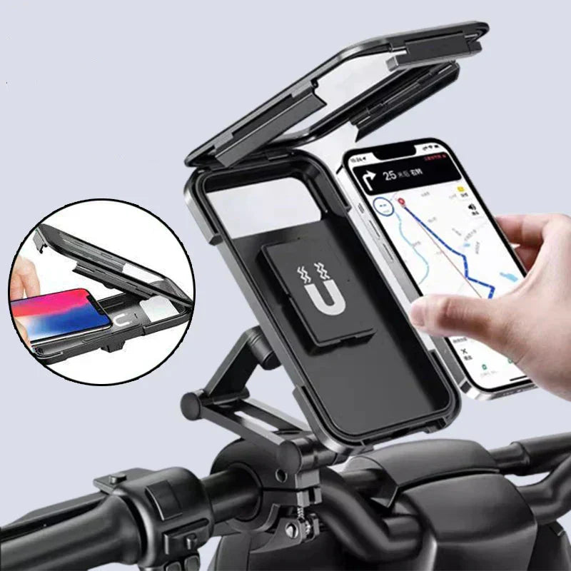 RideCharge – Waterdichte fiets telefoonhouder met draadloze oplaadfunctie [50% korting]
