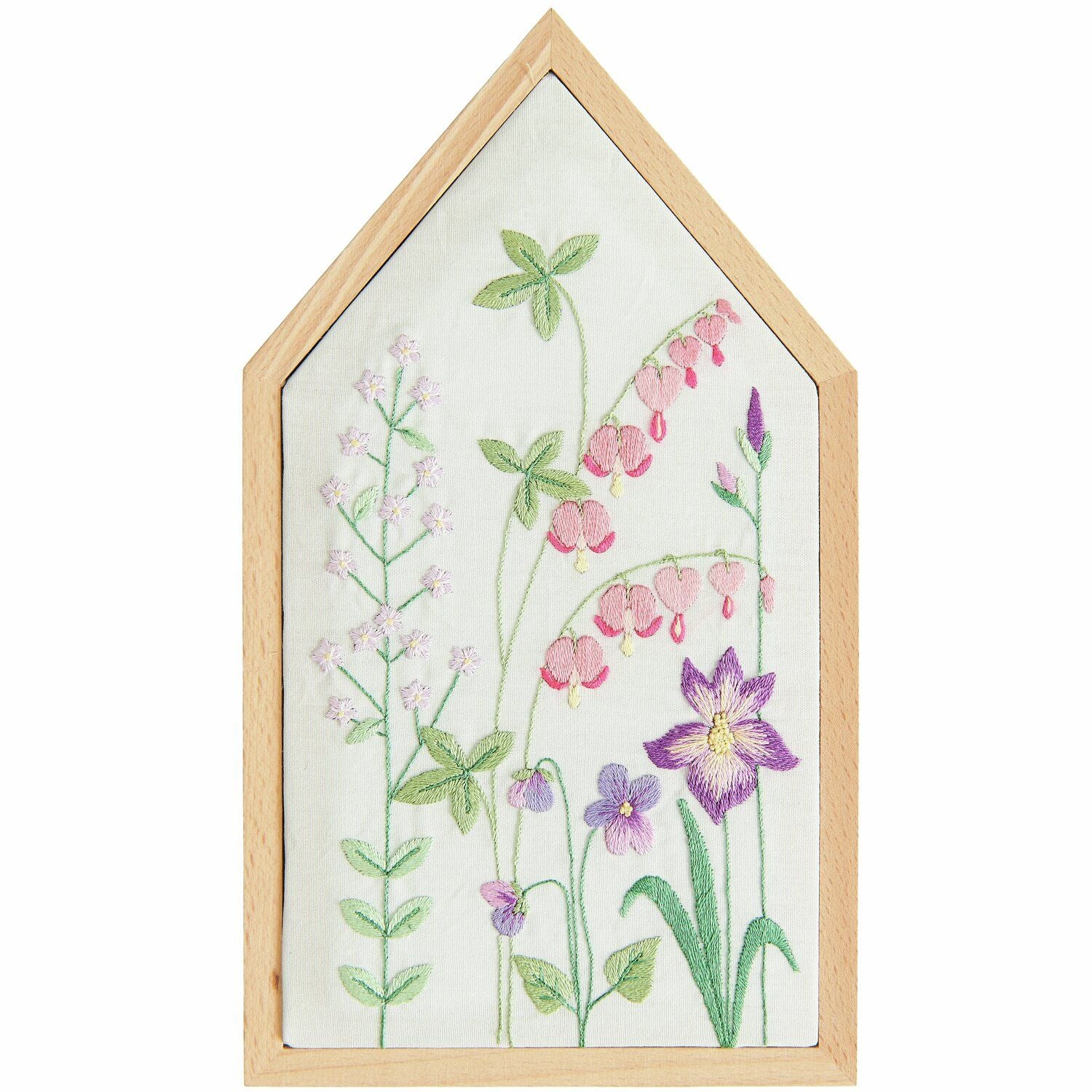 Borduurpakket vooraf getekende lentebloemenweide 12,5 x 22,5 cm Borduurpakket vooraf getekende lentebloemenweide 12,5 x 22,5 cm
