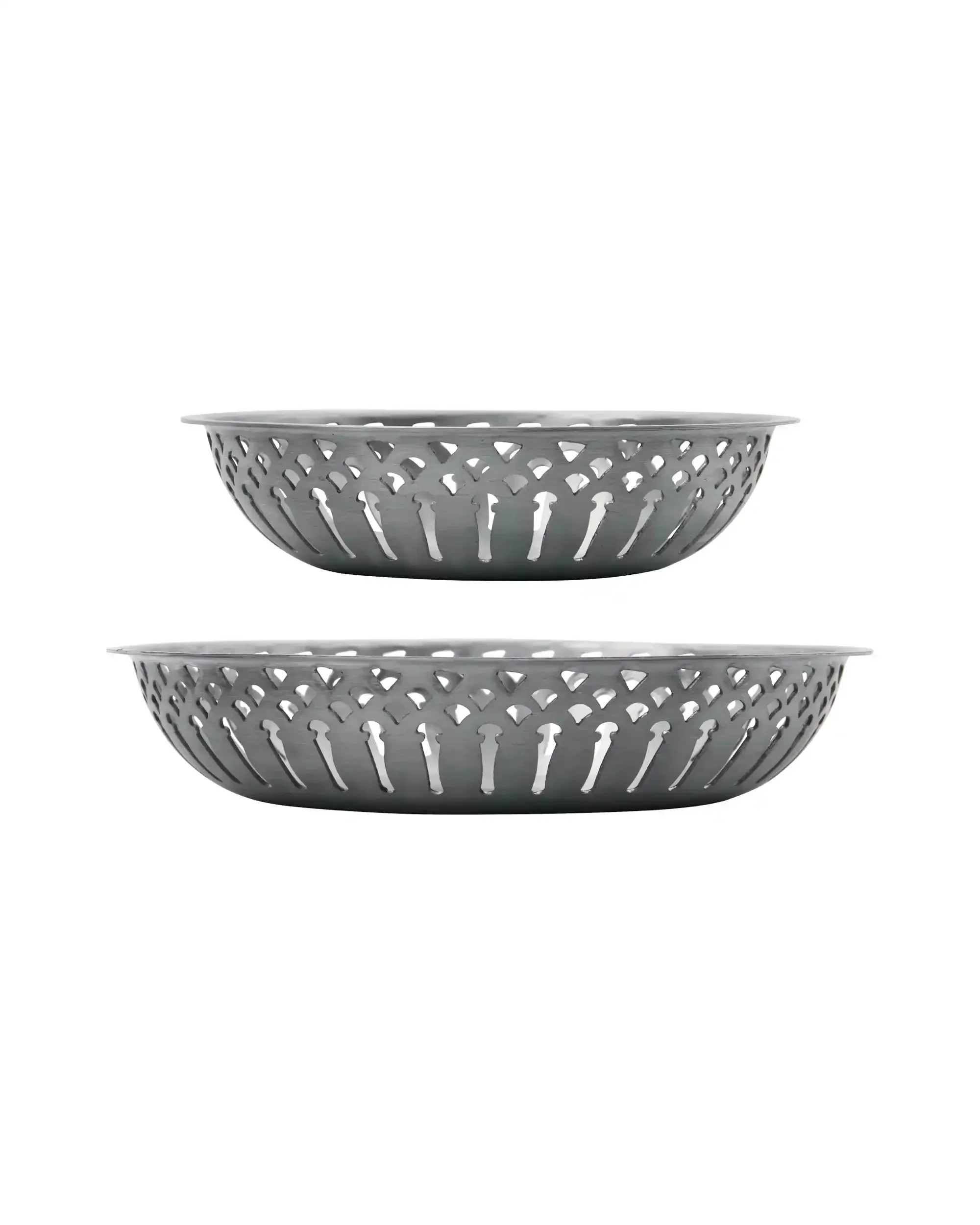 Broodmanden Bread Antiek zilver – set van 2