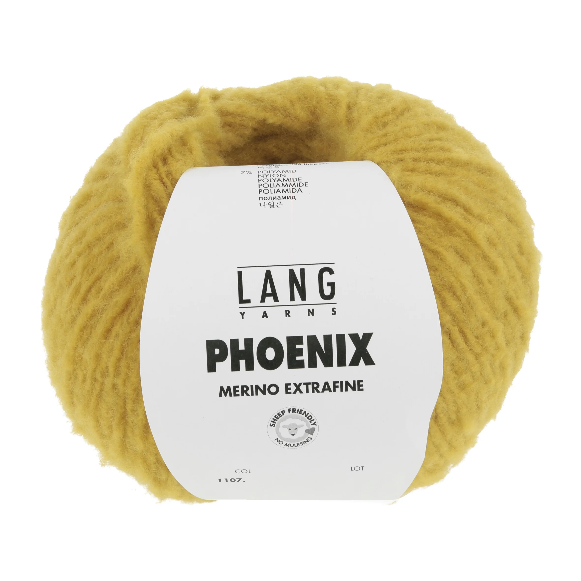 Lang Yarns Phoenix Merino Extrafine Ochre (0013) Lang Yarns Phoenix Merino Extrafine Ochre (0013)