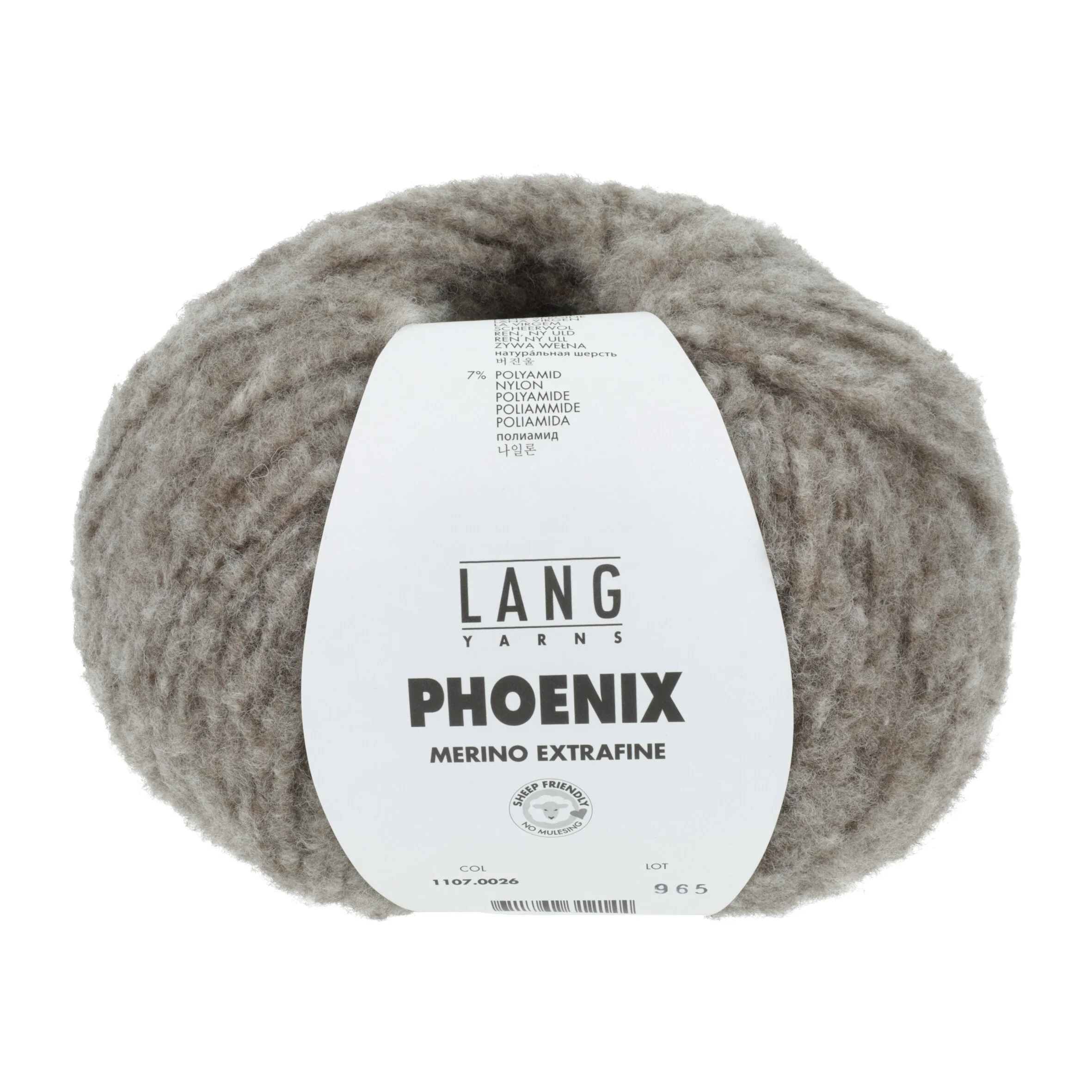 Lang Yarns Phoenix Merino Extrafine Beige (0026) Lang Yarns Phoenix Merino Extrafine Beige (0026)