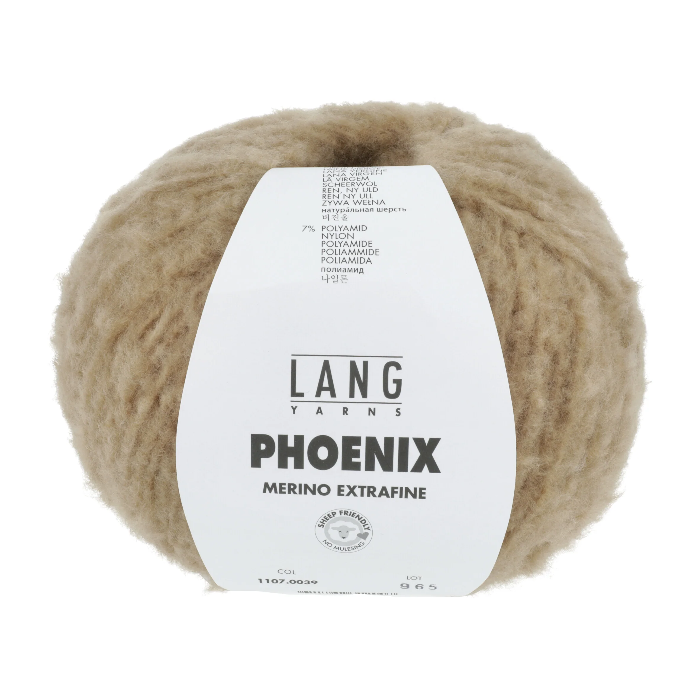 Lang Yarns Phoenix Merino Extrafine Camel (0039) Lang Yarns Phoenix Merino Extrafine Camel (0039)
