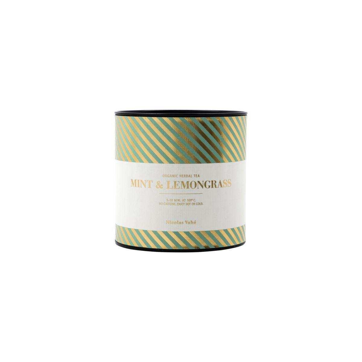 Organic herbal tea, mint lemongrass