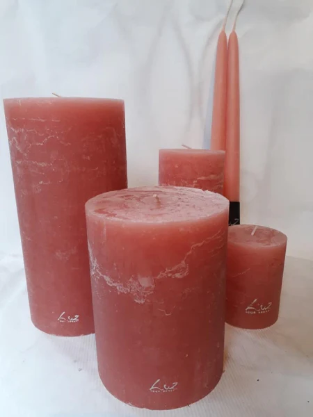 Kaarsen roze