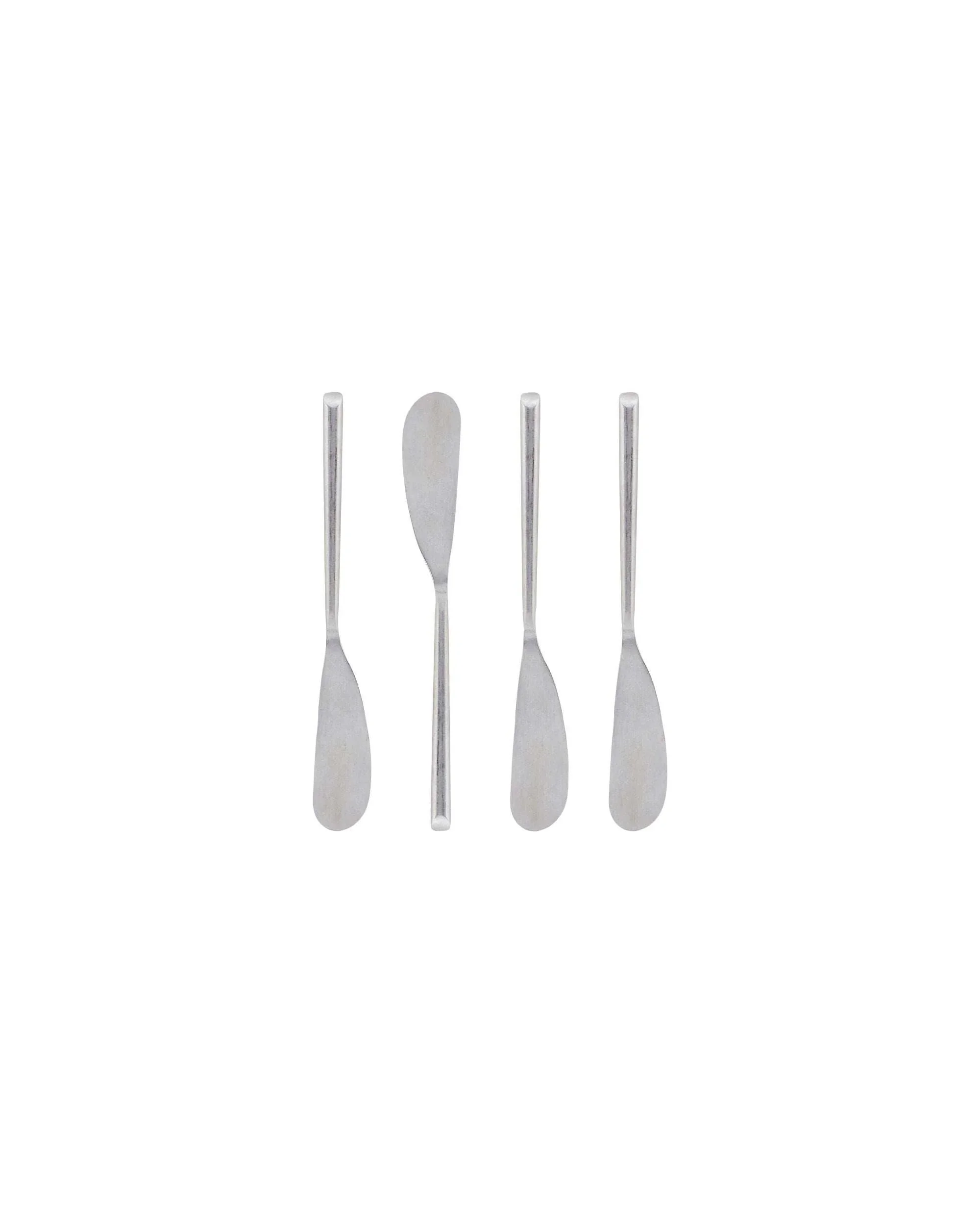 Botermessen Daily zilver – 4 stuks