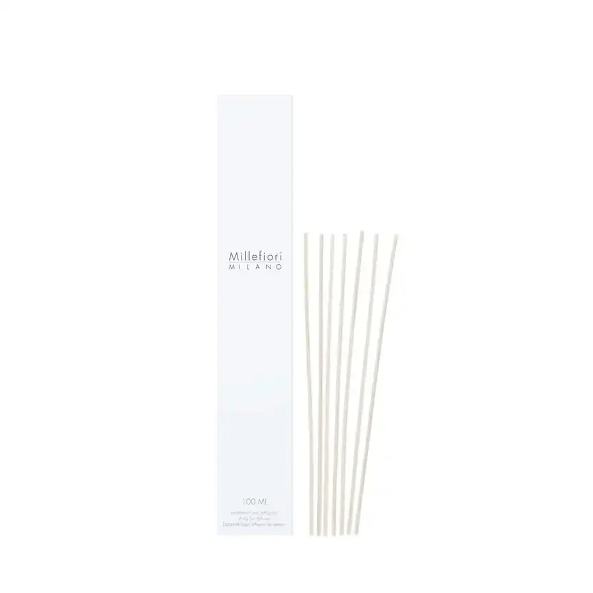 Geurstokjes blank 24cm set van 7