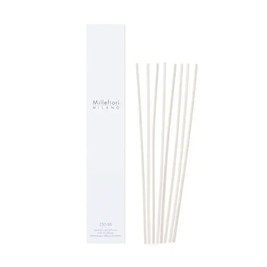 Geurstokjes blank 30cm set van 7