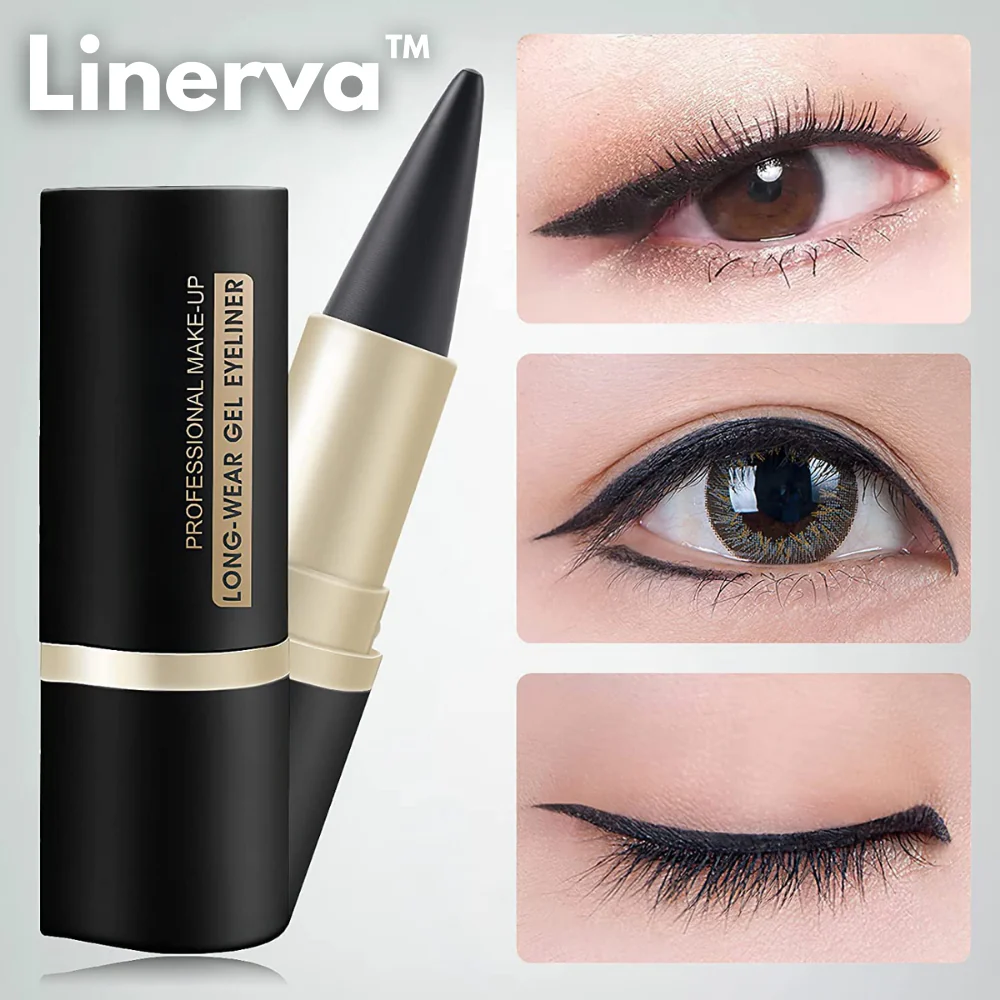 Linerva – Waterdichte Gel-Eyeliner voor perfecte lijnen [1 + 1 Gratis]