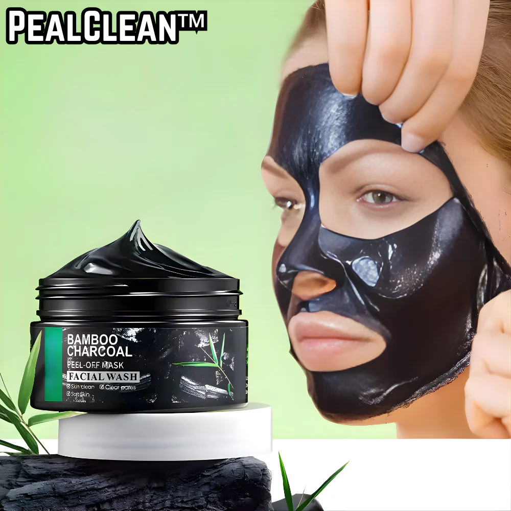 PealClean – Actieve kool Peel-Off Gezichtsmasker voor diep gereinigde poriën [1 + 1 Gratis]