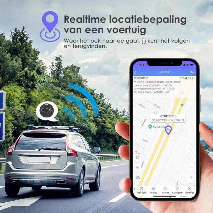 EaseFind™ Real-time traceren van de locatie van een voertuig [1 + 2 Gratis]