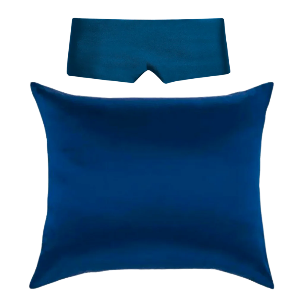 Perfect Sleep Set Deep Ocean – Kussensloop & Slaapmasker