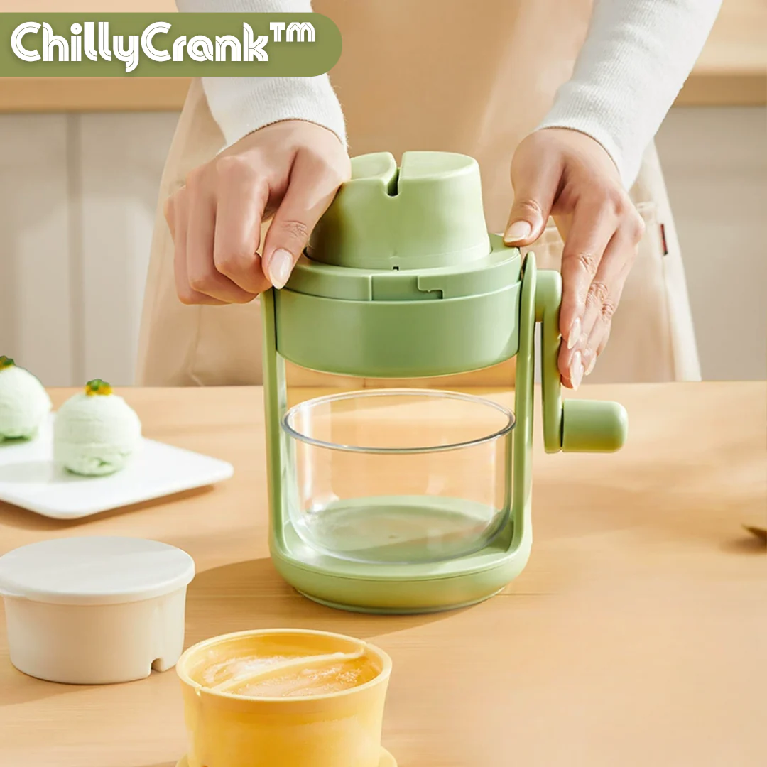 ChillyCrank™ – Handmatige ijscrusher voor verfrissende drankjes in enkele seconden [50% Korting]