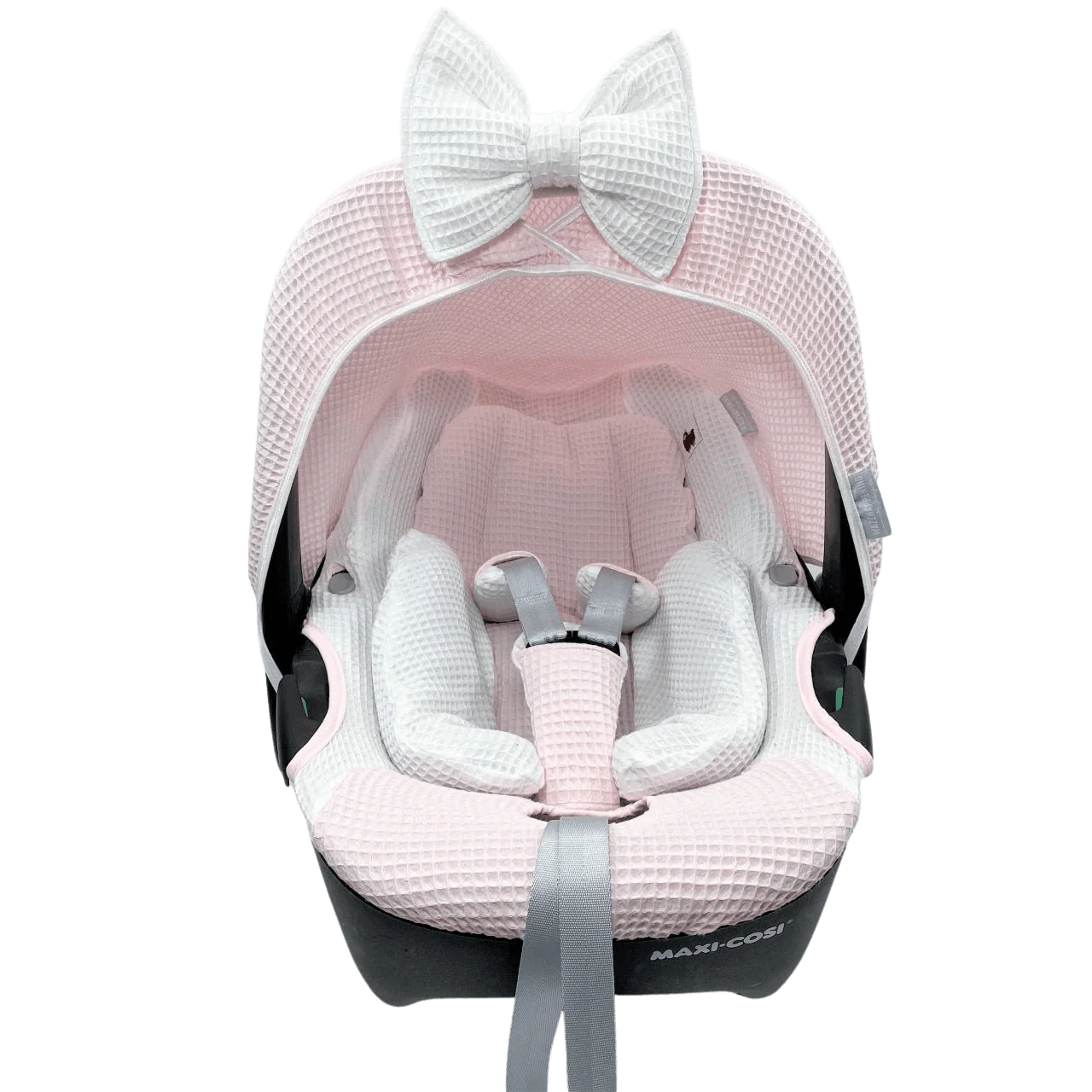 Maxi Cosi hoes Pebble 360 Lola lichtroze wit wafel