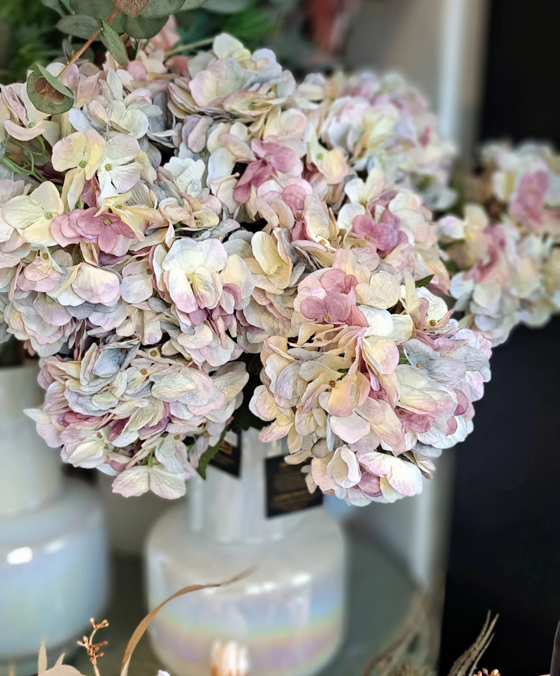 Zijden Hortensia boeket