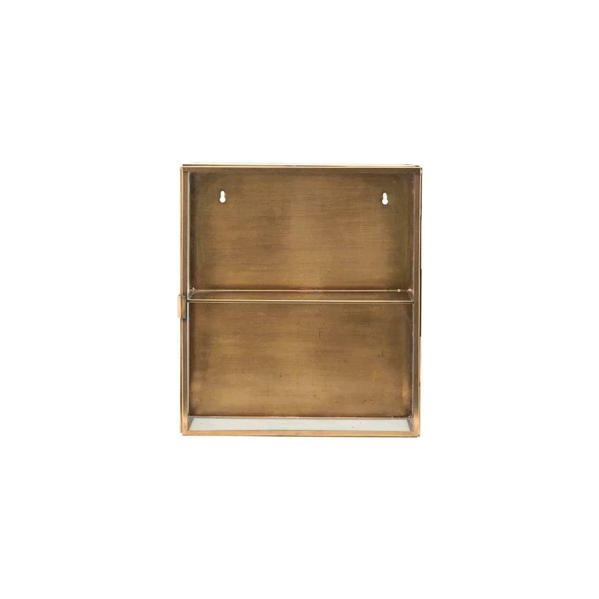 Wandvitrine Glass messing 40cm