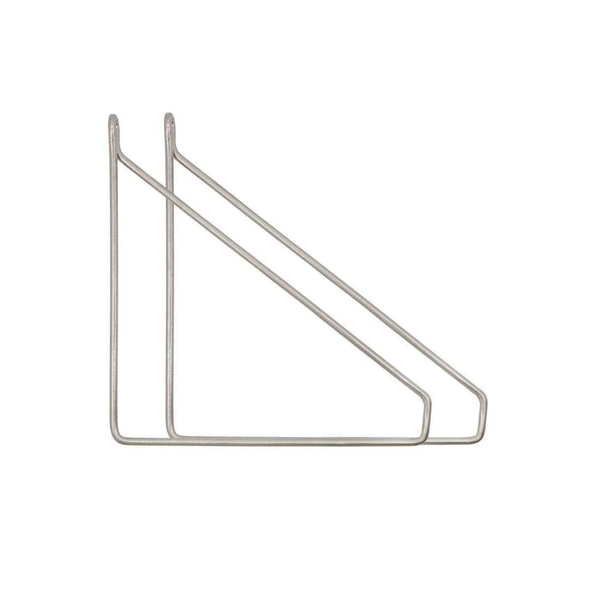 Wandplank beugels Apart zilver – 2 stuks
