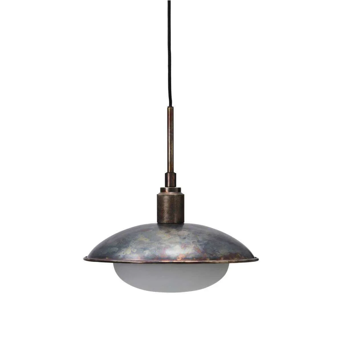 Hanglamp Boston antiek bruin 32cm