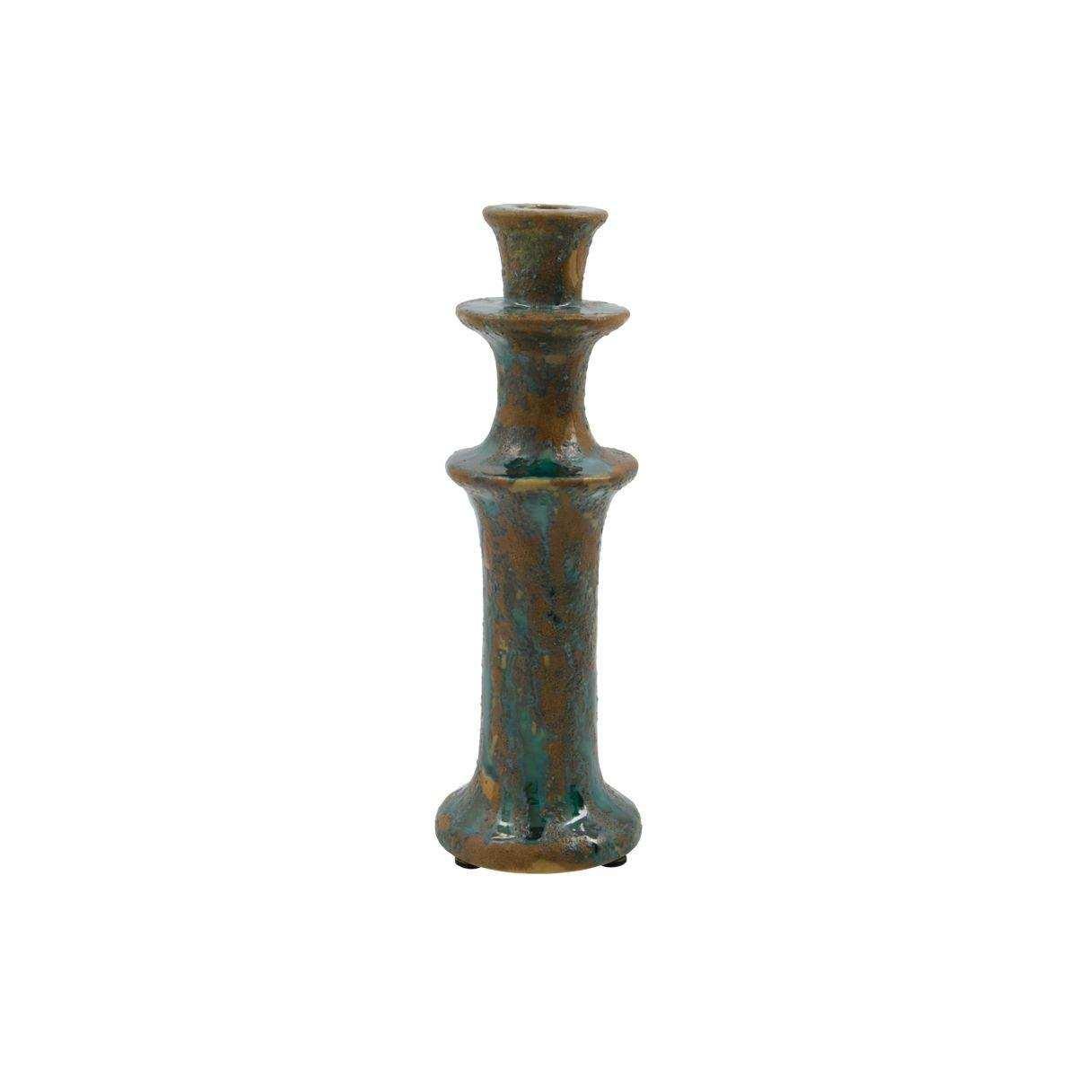 Kandelaar Raag groen 26cm