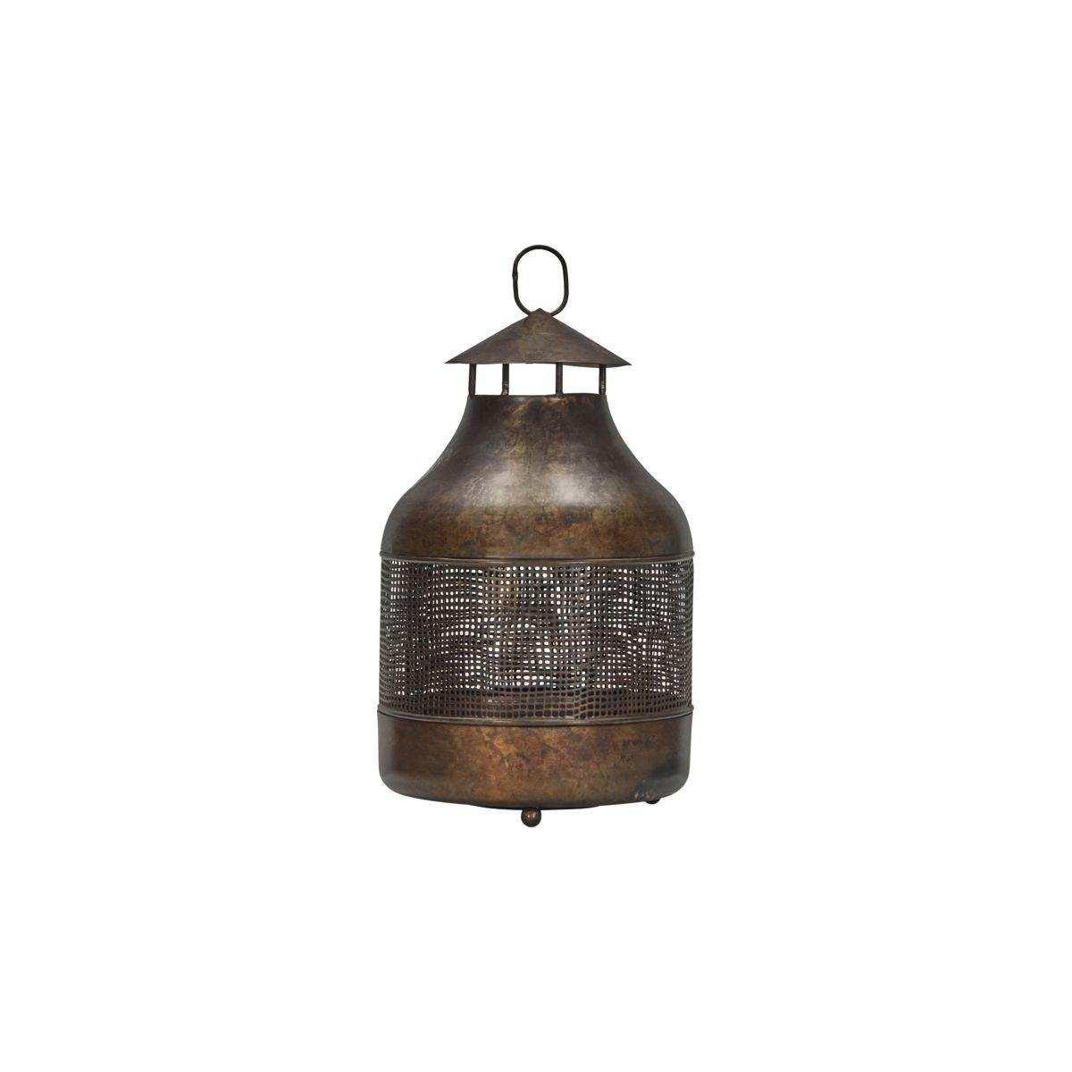 Lantaarn Nett antiek bruin 27cm