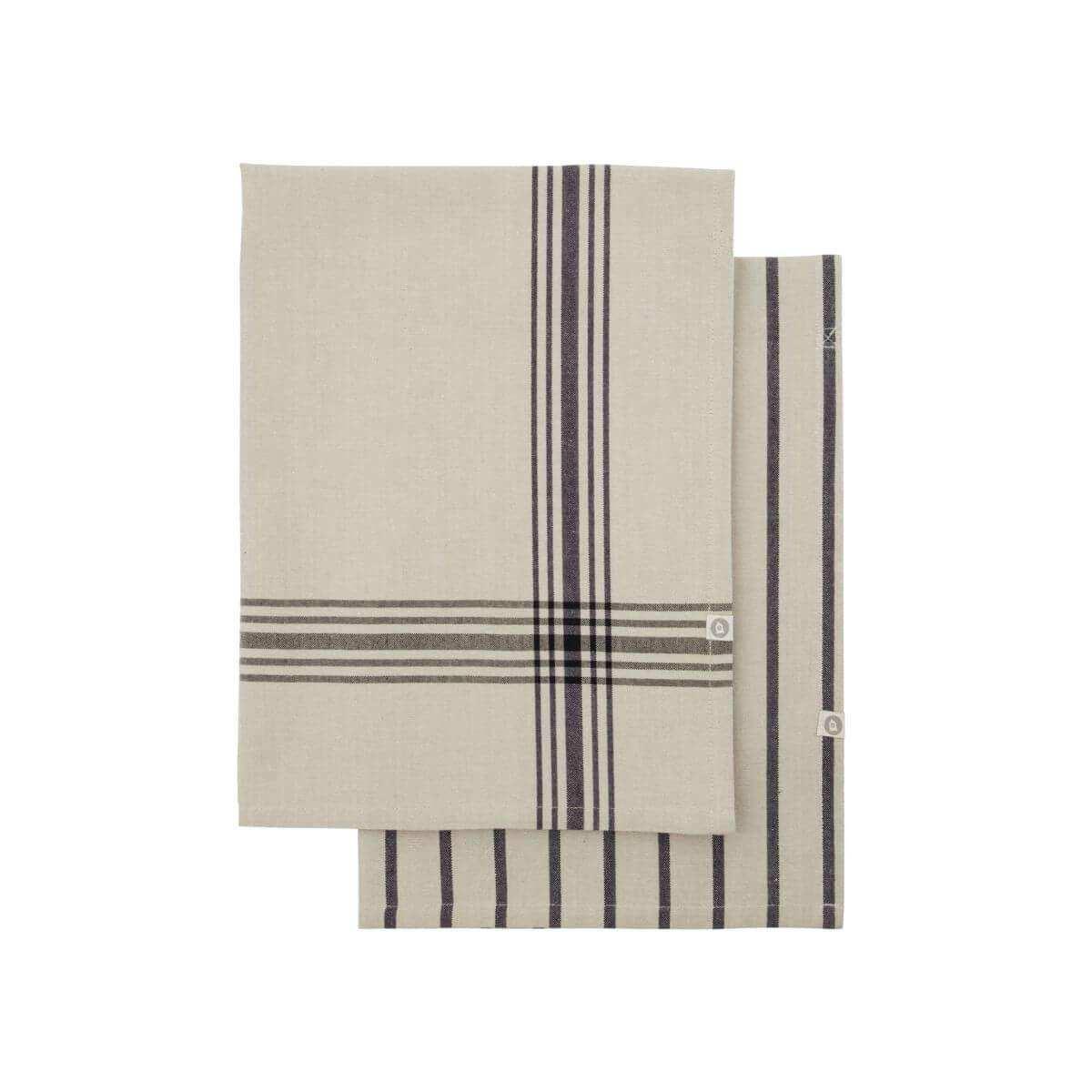 Theedoek Chef zwart – 2 stuks