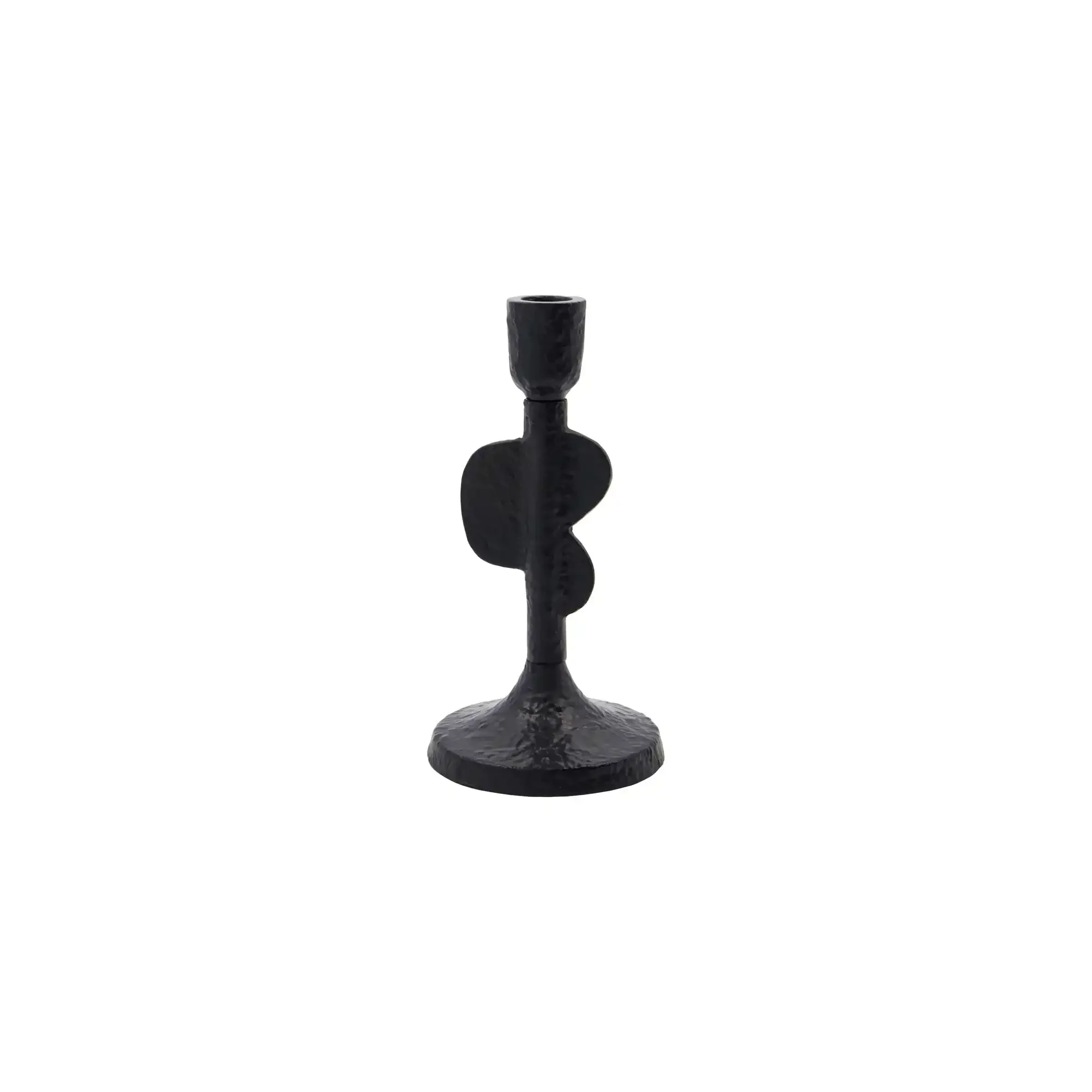 Kaarsenstandaard Donna zwart 20cm