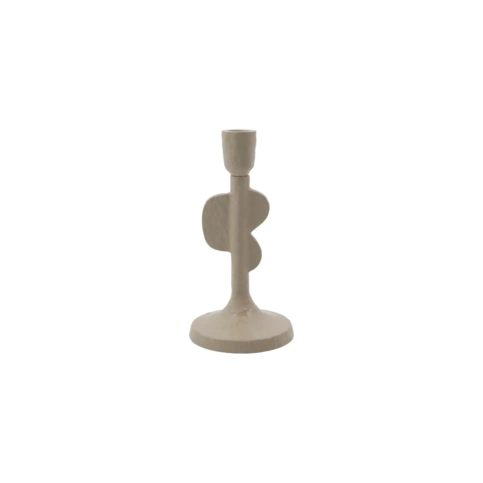 Kaarsenstandaard Donna beige 20cm