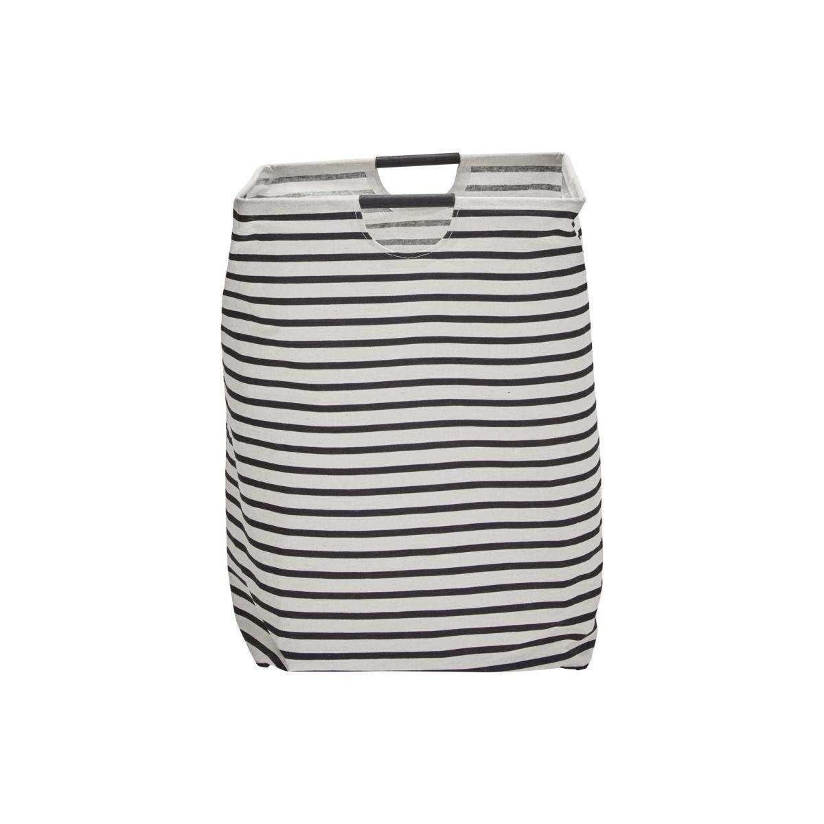 Waszak stripes zwart 40x60cm
