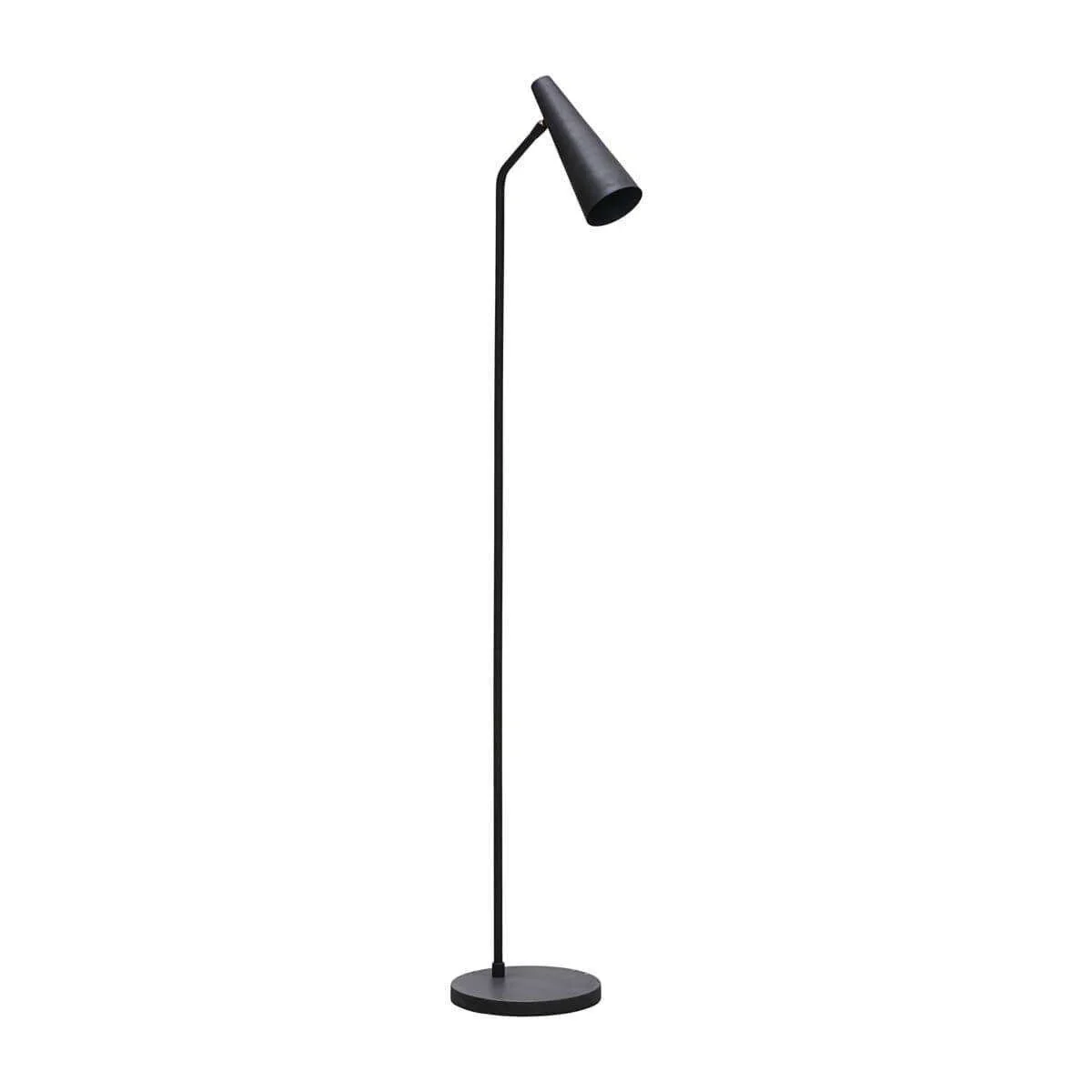 Vloerlamp Precise zwart 124cm