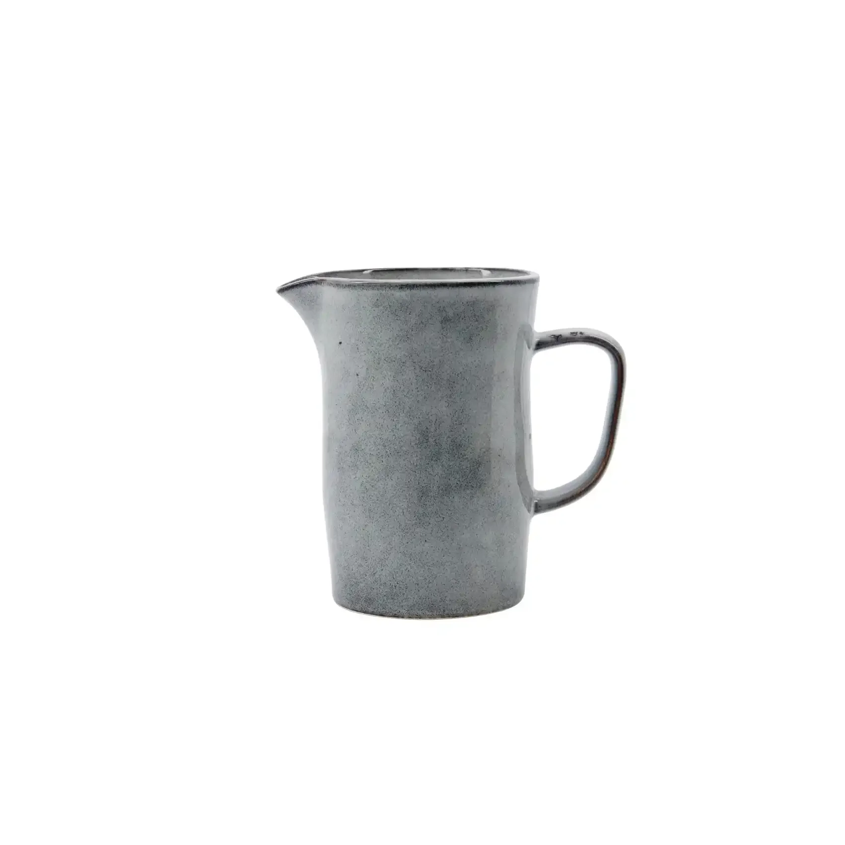 Rustic kruik grijsblauw aardewerk 430 ml