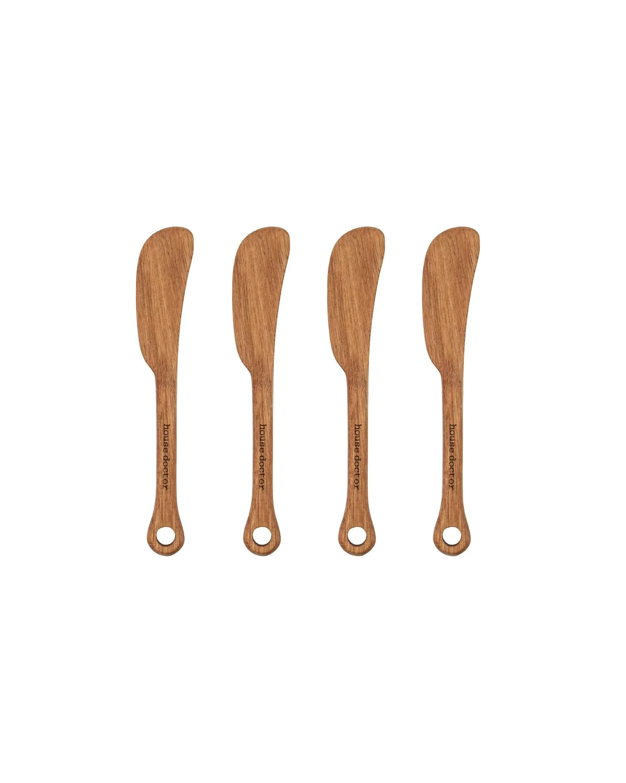 Botermessen Eys hout – 4 stuks