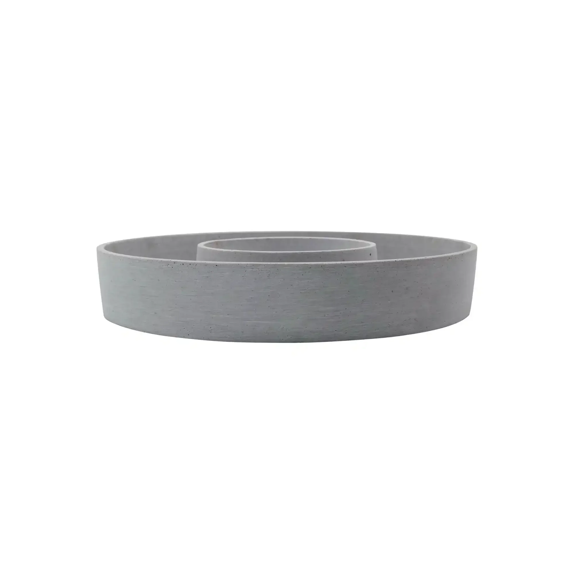 Kaarsenstandaard The Ring grijs 35cm
