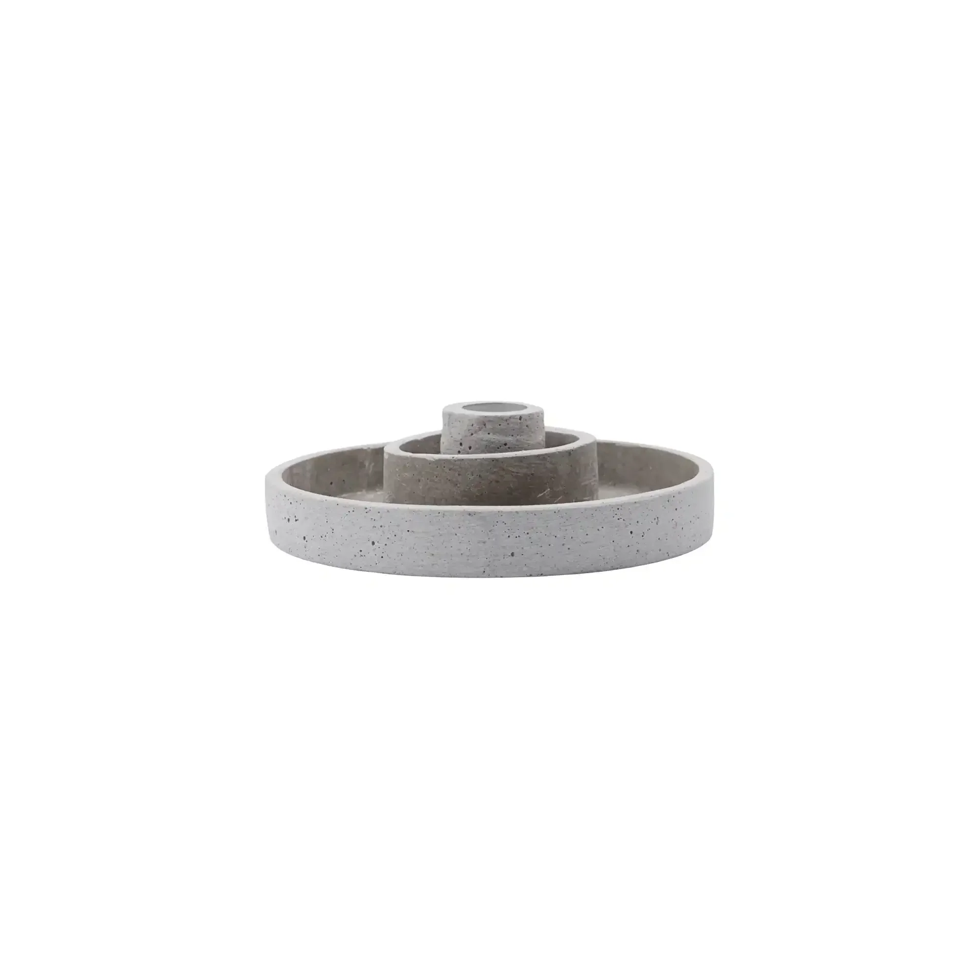 Kaarsenstandaard Daca grijs 15cm