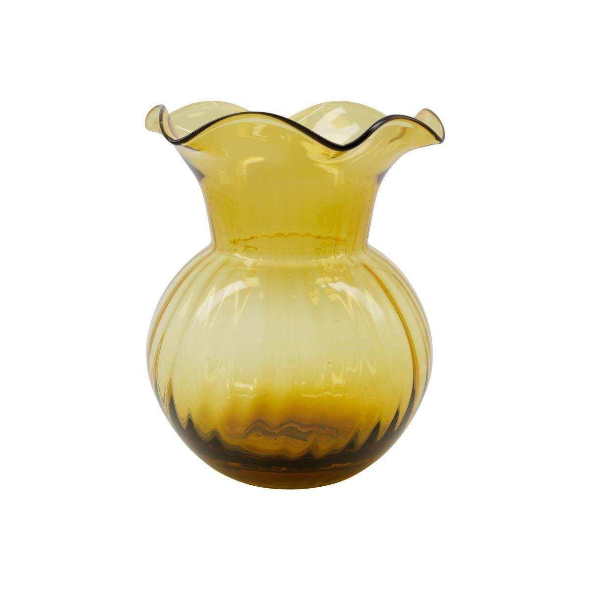 Vaas Pomp amber 28cm Vaas Pomp amber 28cm