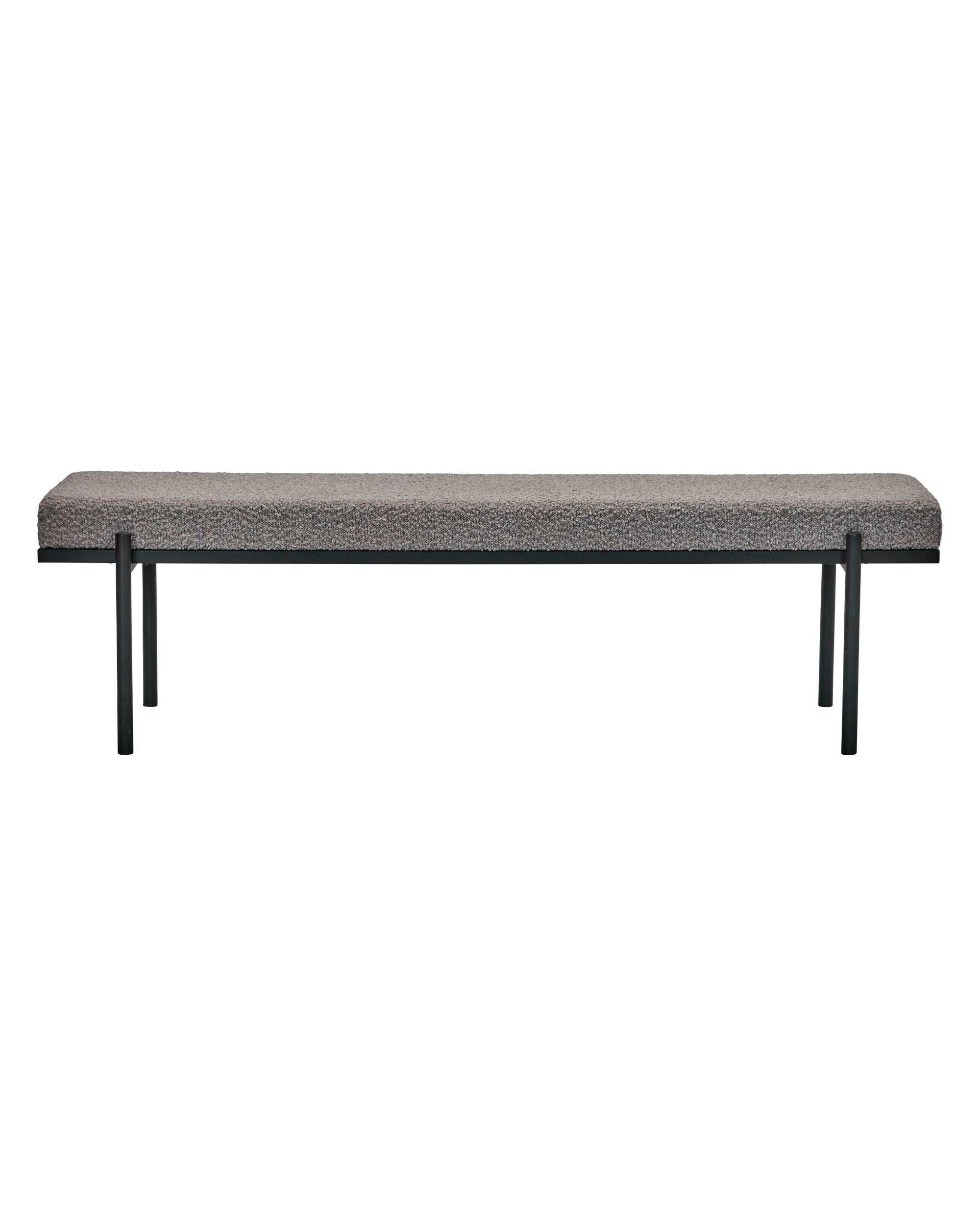 Bank Lao bruin / grijs 160cm