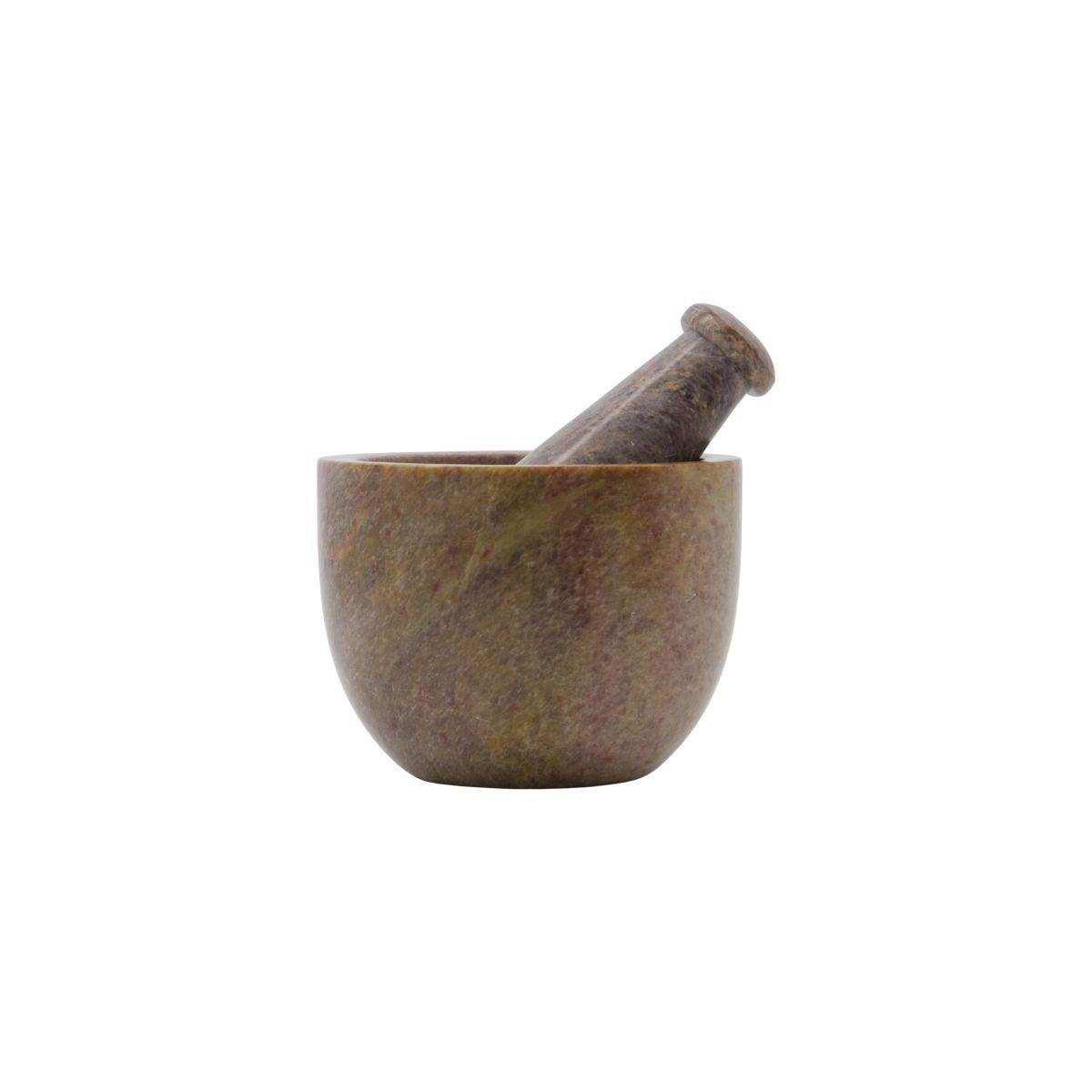 Vijzel met stamper Arb bruin 10cm