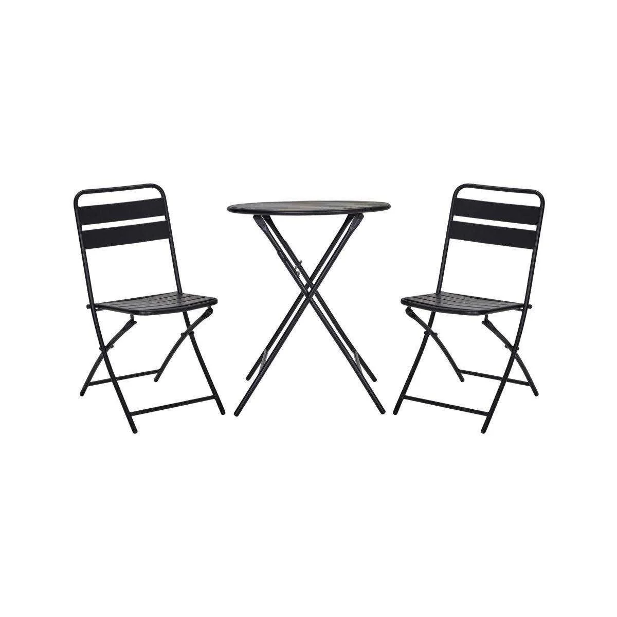 Bistro set Helo zwart