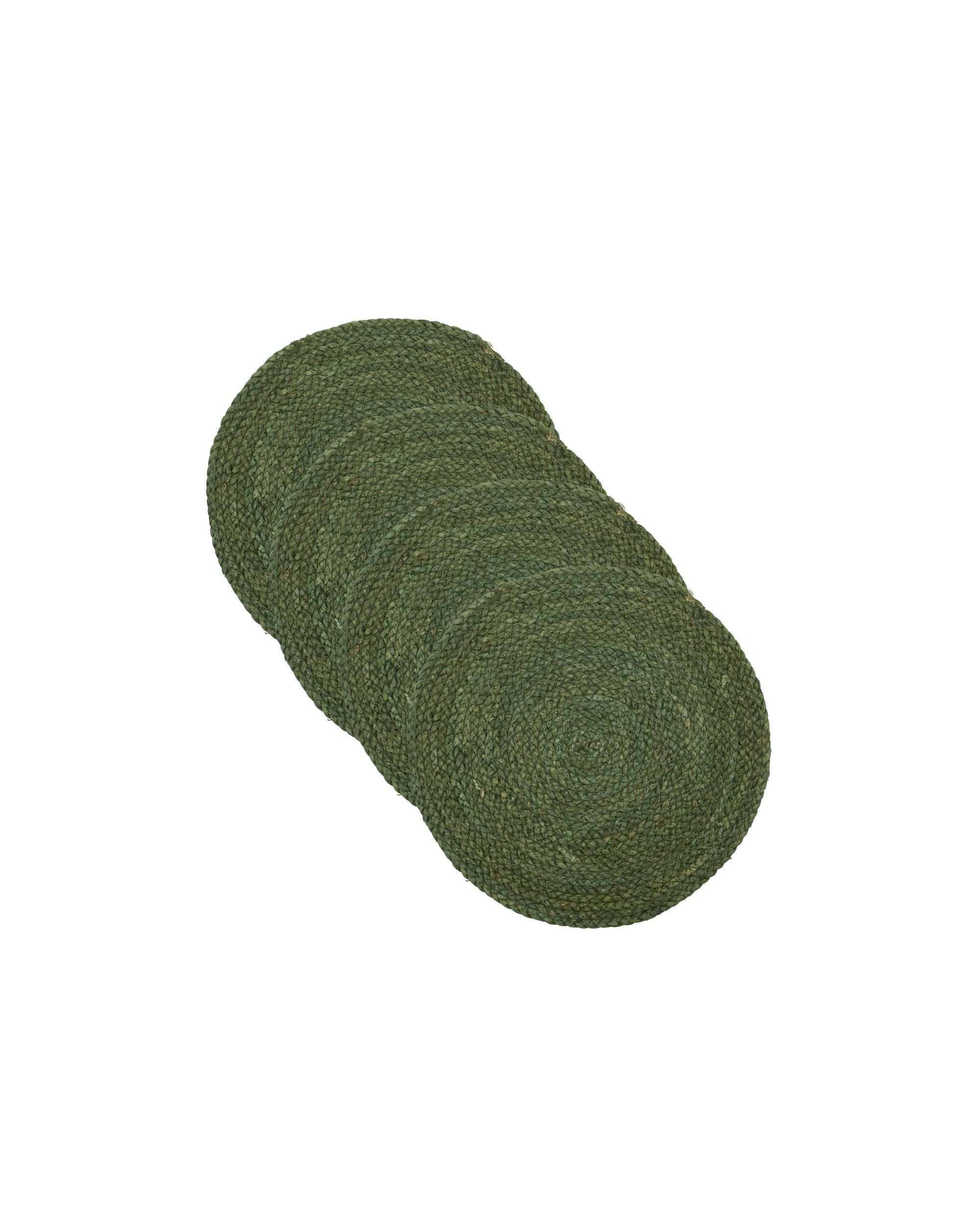 Placemats Circle groen – 4 stuks