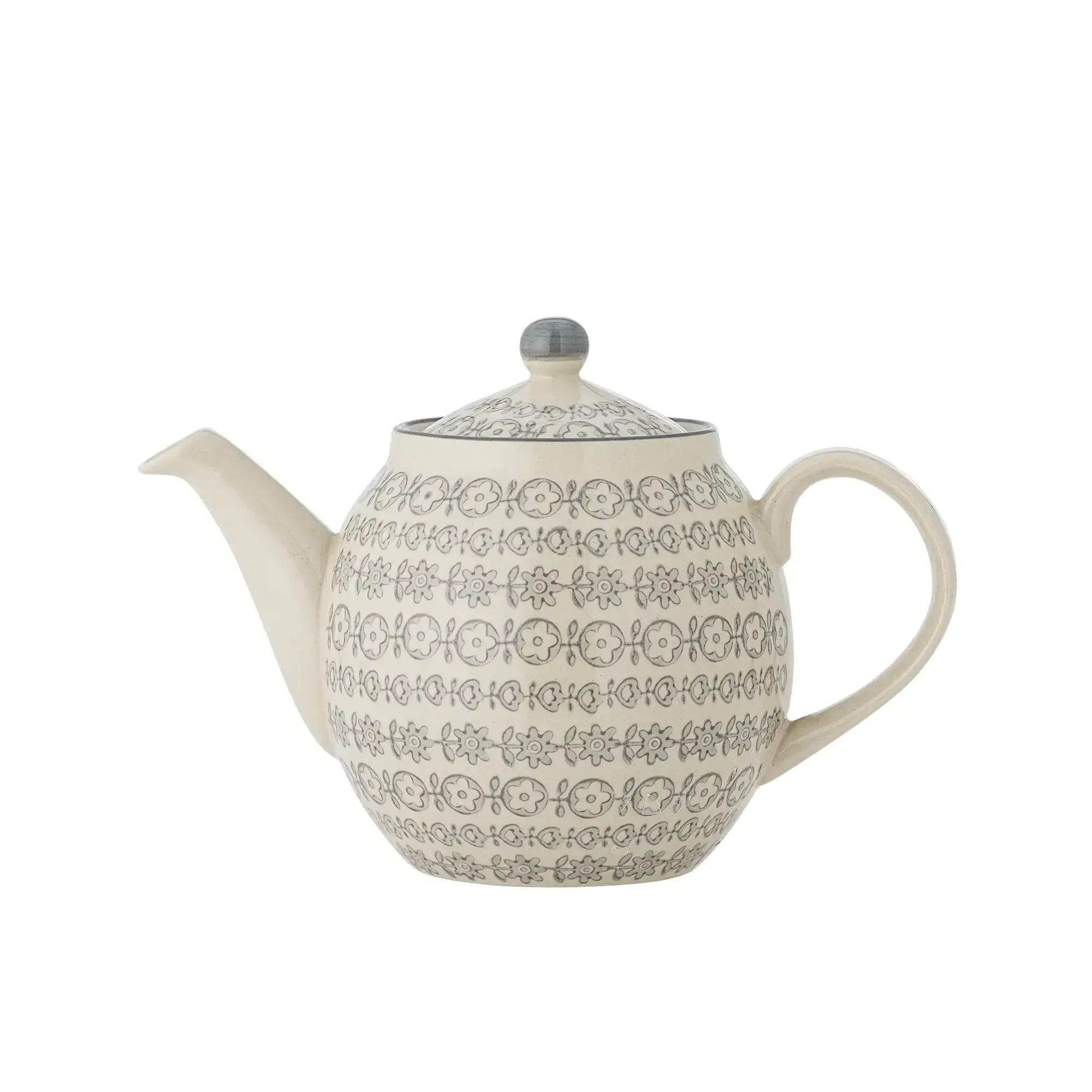 Theepot aardewerk grijs Karine Theepot aardewerk grijs Karine