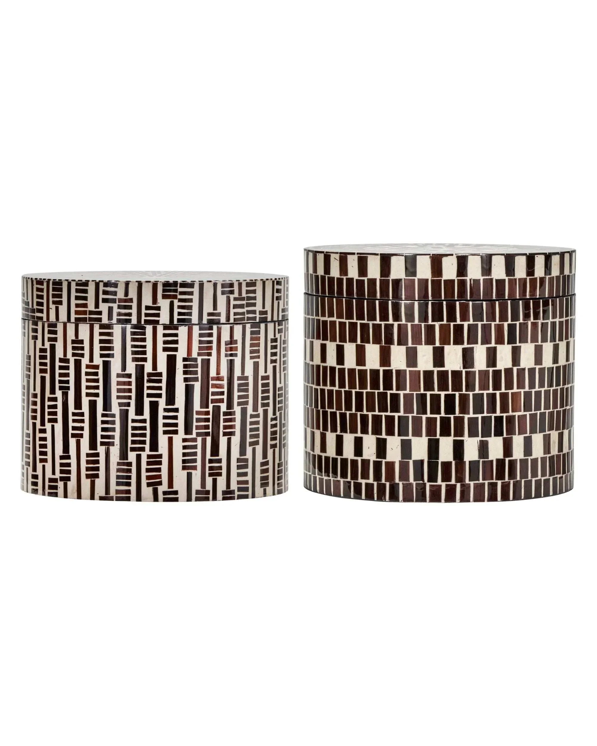 Bewaardozen set Lango bruin