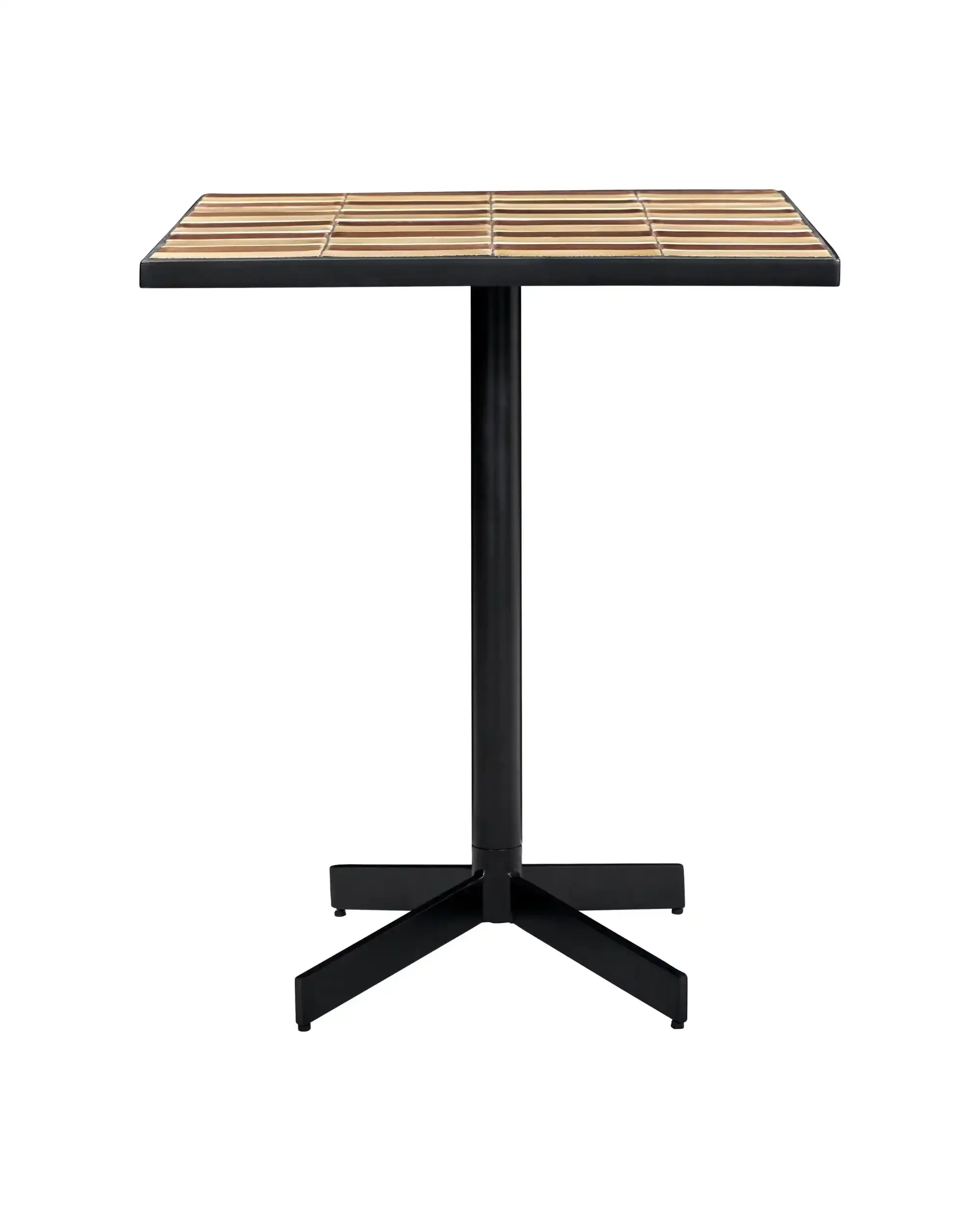 Eettafel het cafe strips roze 62x62cm