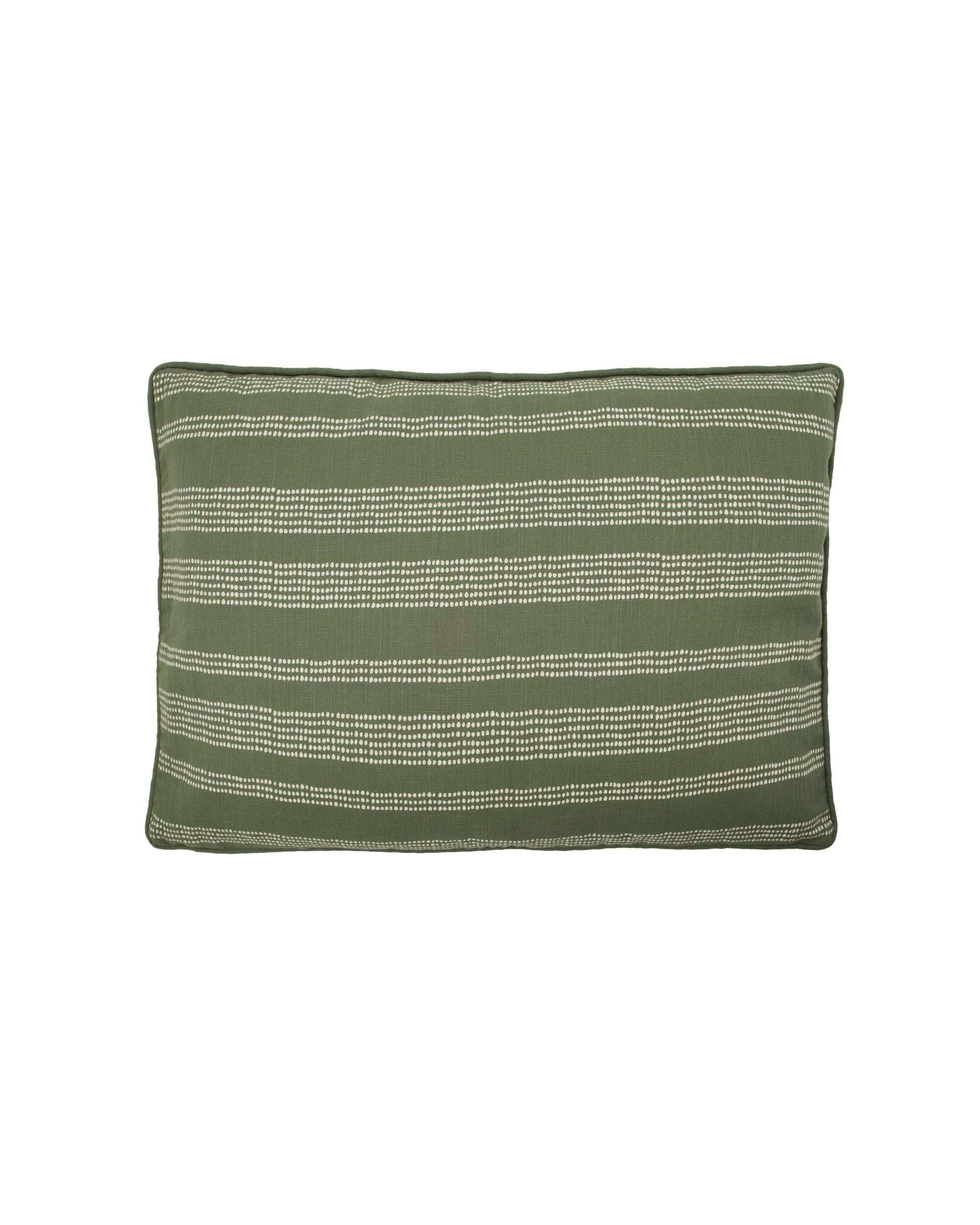 Kussenhoes Dotti groen 40x60cm
