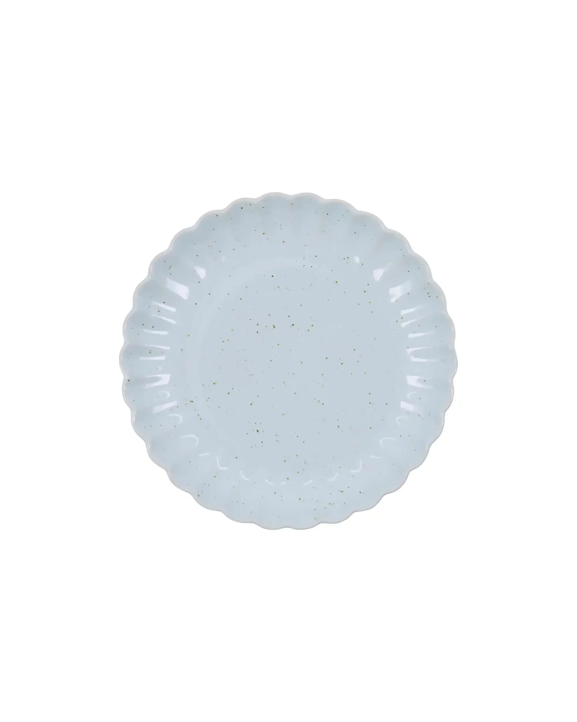 Lunch/taart bord Scallop Lichtblauw 20cm