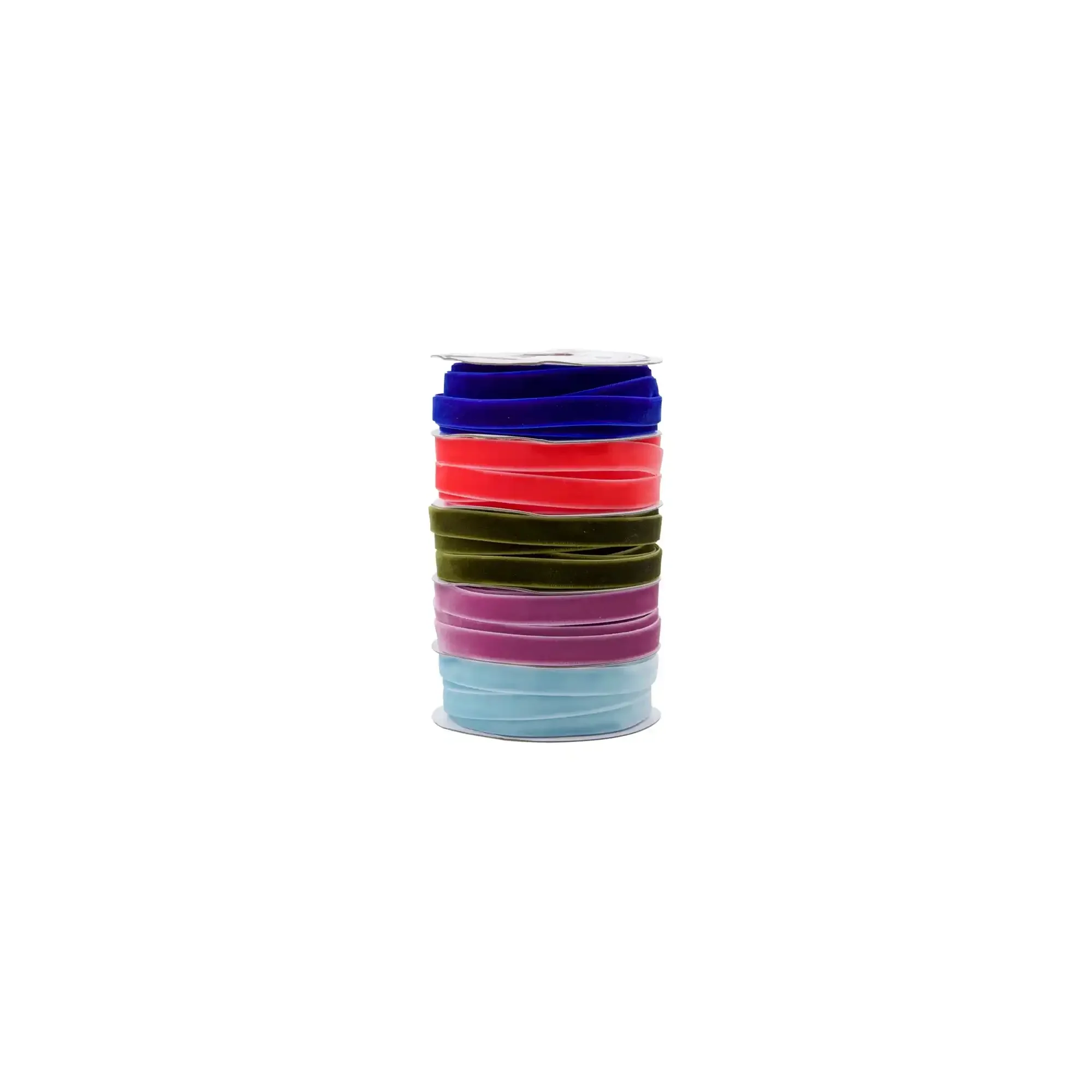 Fluwelen lint smal 5 kleuren