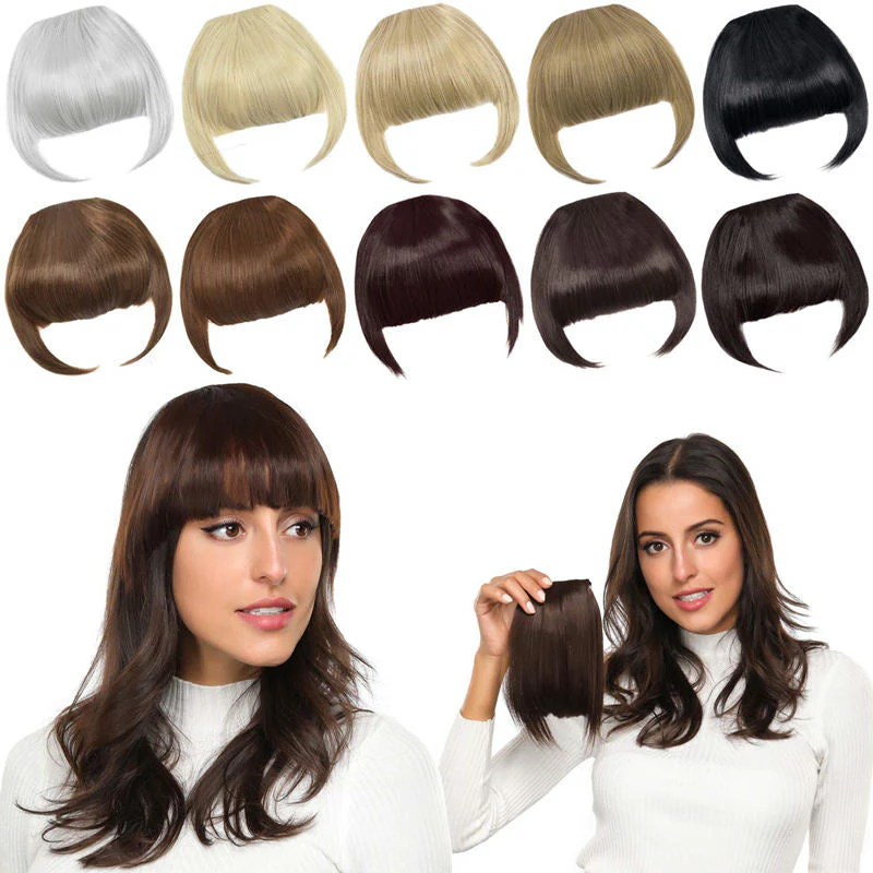 FringeLuxe™ – Onzichtbare clip-in ponyfranje voor een direct frisse, natuurlijke uitstraling [50% korting]