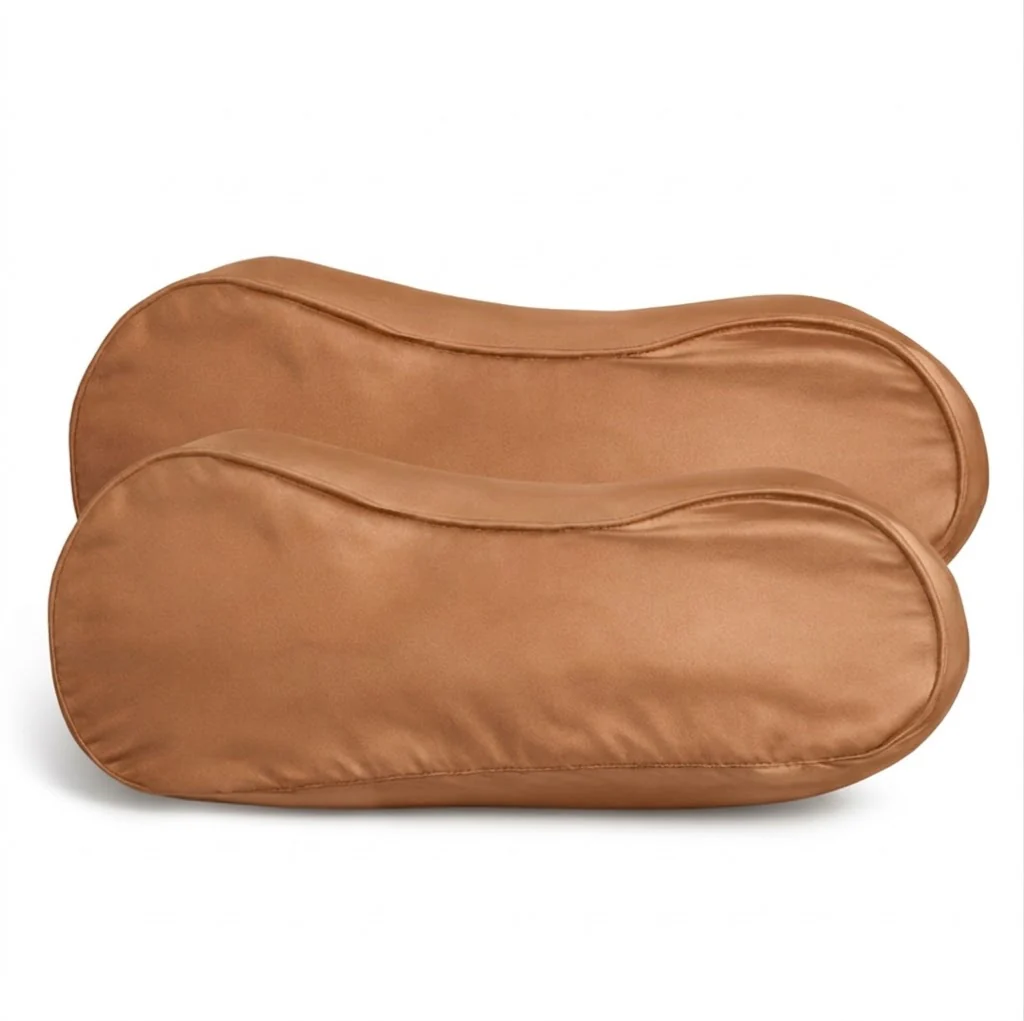 2x Zijden Kussensloop Ergonomisch Amber Silk – 22MM