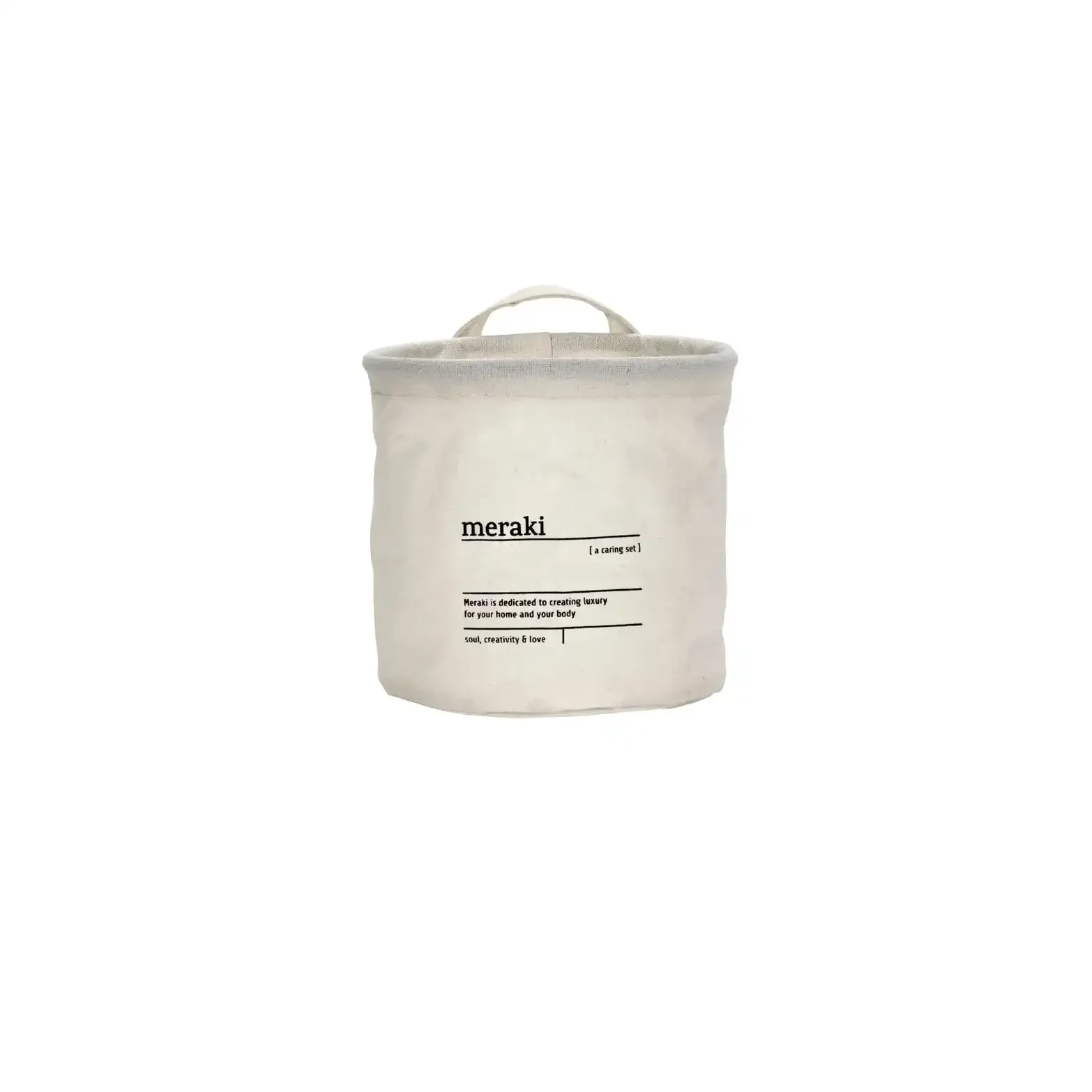 Witte opbergmand Caring 15cm Witte opbergmand Caring 15cm